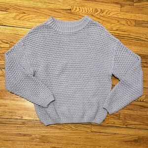Universal Thread Textured Knit Sweater in Lilac
